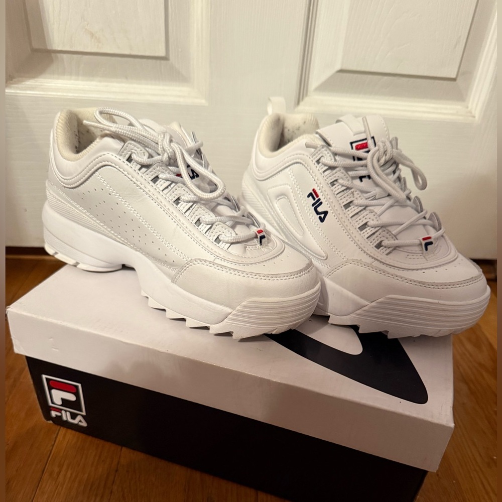 Fila Classic White Athletic Shoes